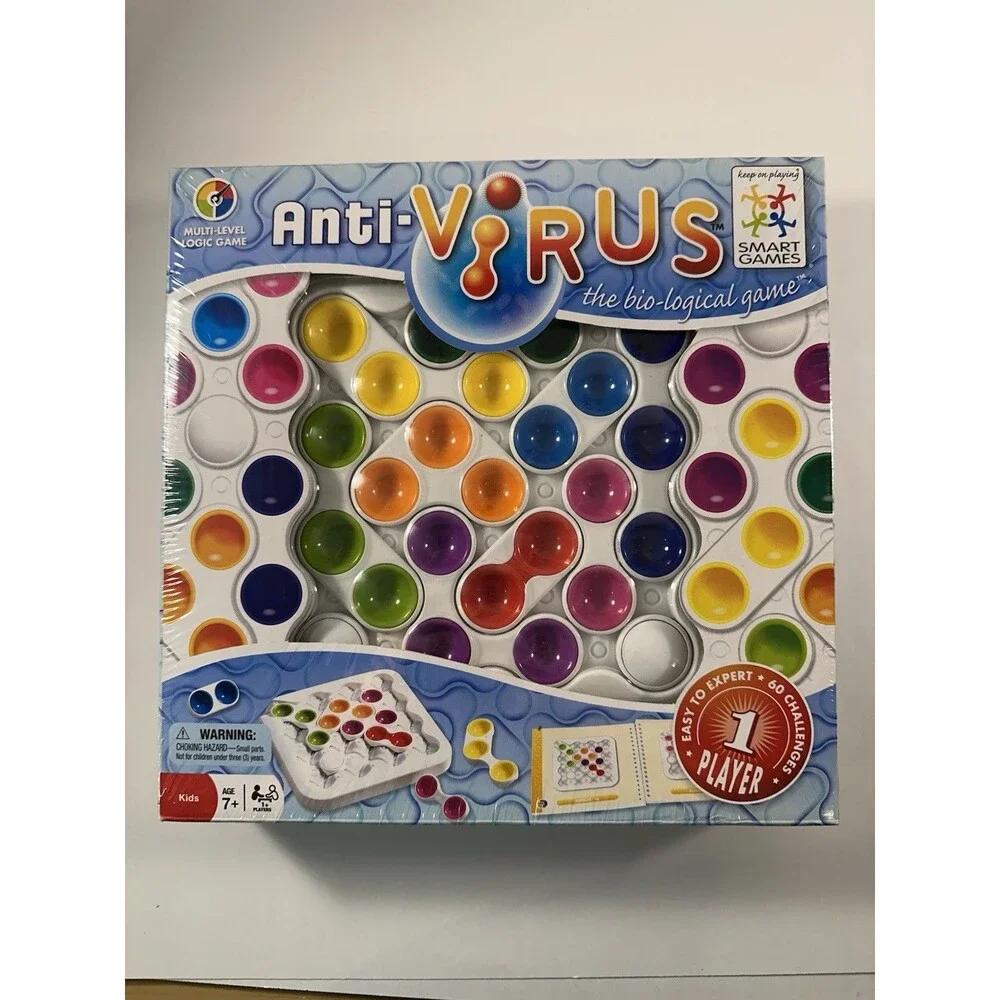 Anti-Virus Bio-Logical Smart Games IQ Brainteaser 1+ Players 2011 Sealed